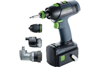 Festool 577608 Cordless Drill T18+3 HPC 18V 4.0 Ah I-Set
