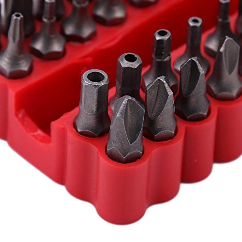 33-Piece Security Screwdriver Bit Set with Magnetic Holder