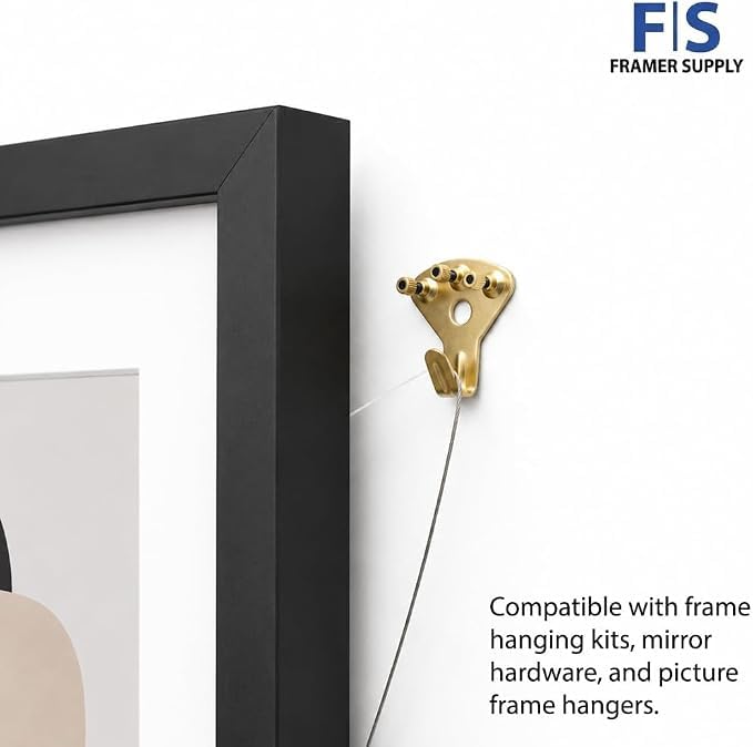 100 lb Heavy-Duty Picture Hangers with Steel Nails