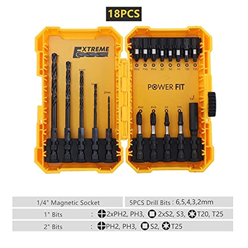 S2 Alloy Steel Impact Driver Bit Set