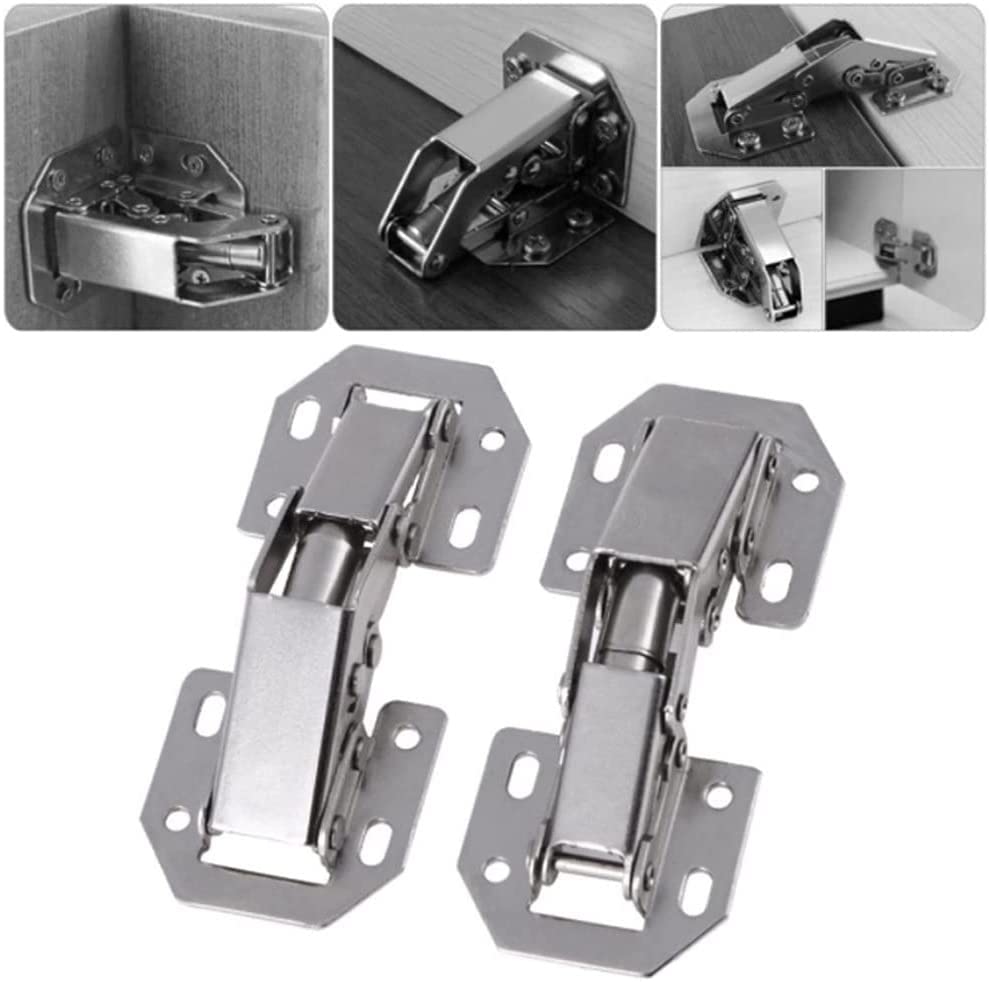 10-Piece 3" Spring Cabinet Hinge Set