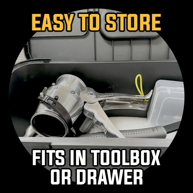 Compact 24:1 No-Drip Caulking Gun