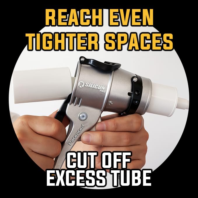 Compact 24:1 No-Drip Caulking Gun