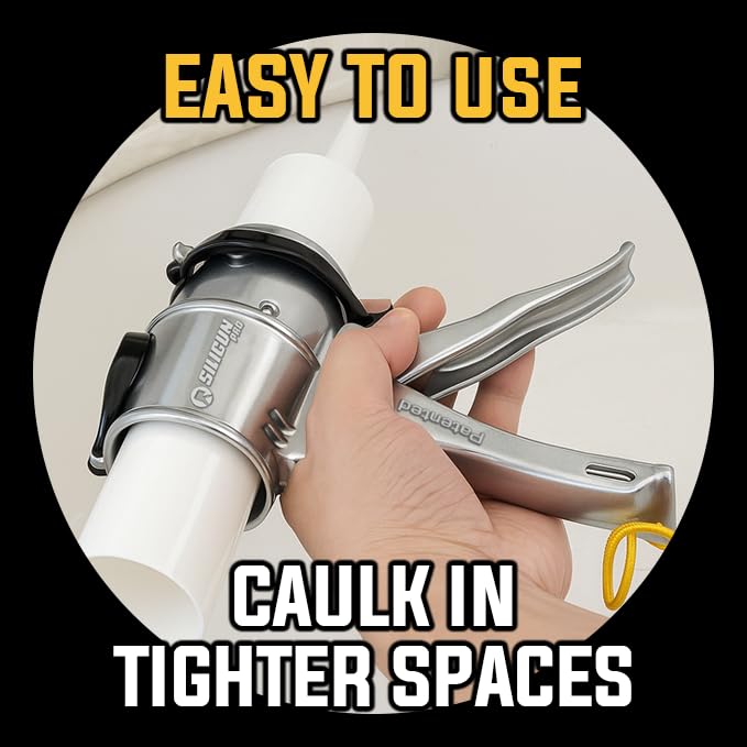 Compact 24:1 No-Drip Caulking Gun