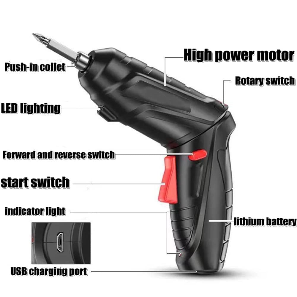 Rechargeable Cordless Electric Screwdriver Drill