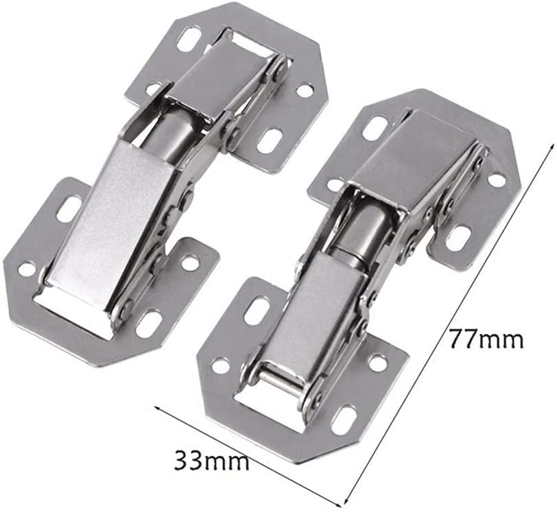10-Piece 3" Spring Cabinet Hinge Set