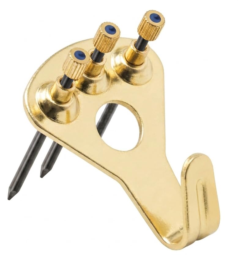 100 lb Heavy-Duty Picture Hangers with Steel Nails