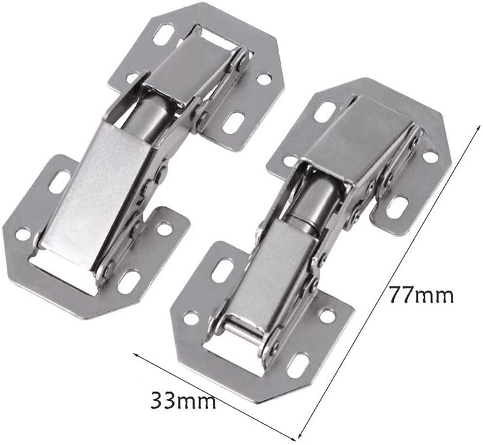 6-Piece 3" Cabinet Door Hinge Set