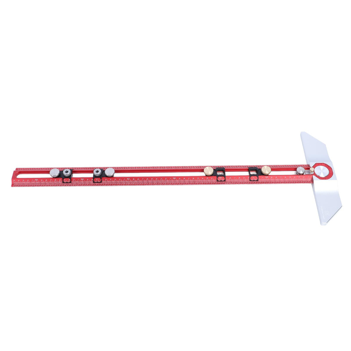 Aluminum T-Ruler with Scriber for Woodworkin