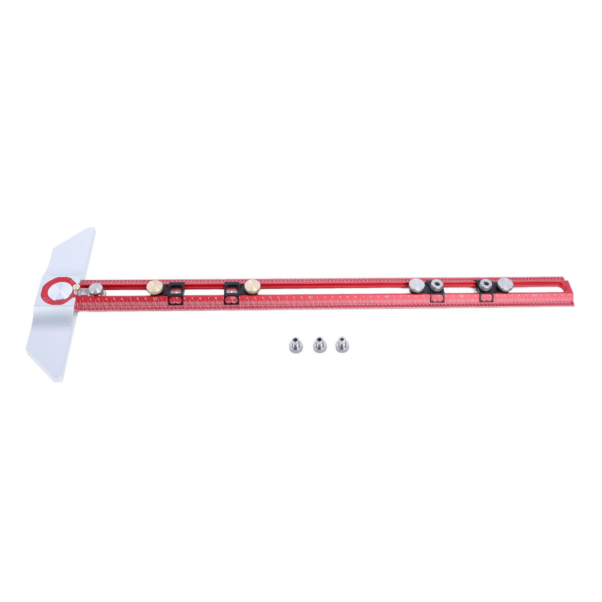 Aluminum T-Ruler with Scriber for Woodworkin