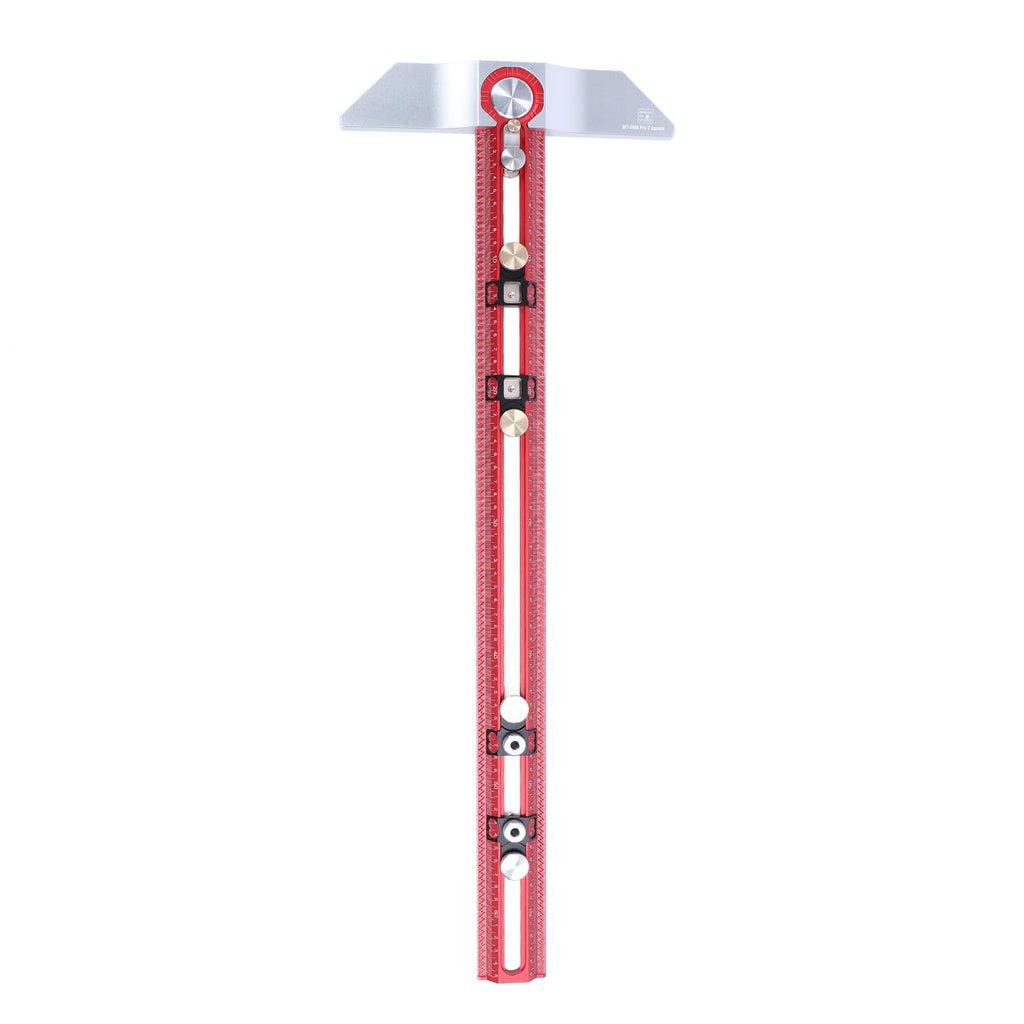 Aluminum T-Ruler with Scriber for Woodworkin