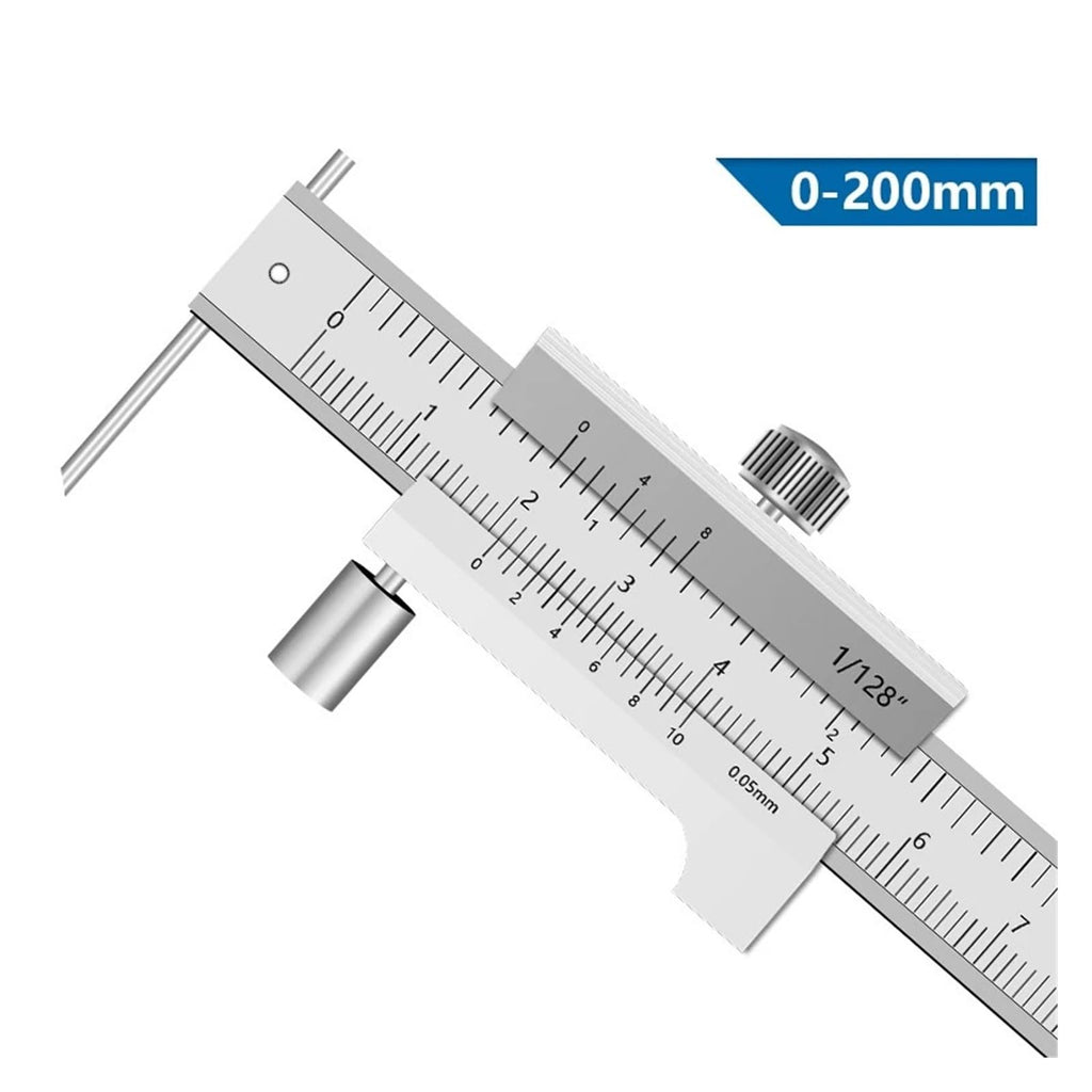 0–250mm Stainless Steel Marking Vernier Caliper