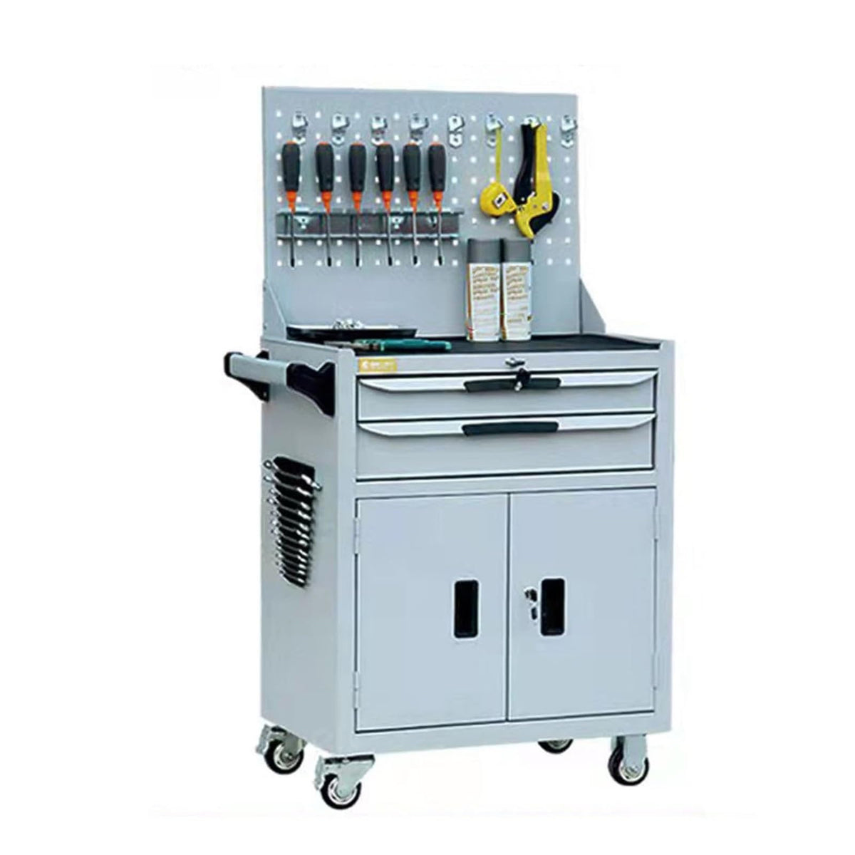 High-Capacity Rolling Steel Tool Chest with Drawers
