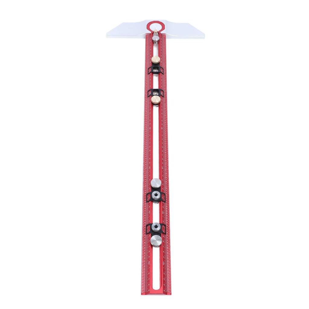 Aluminum T-Ruler with Scriber for Woodworkin