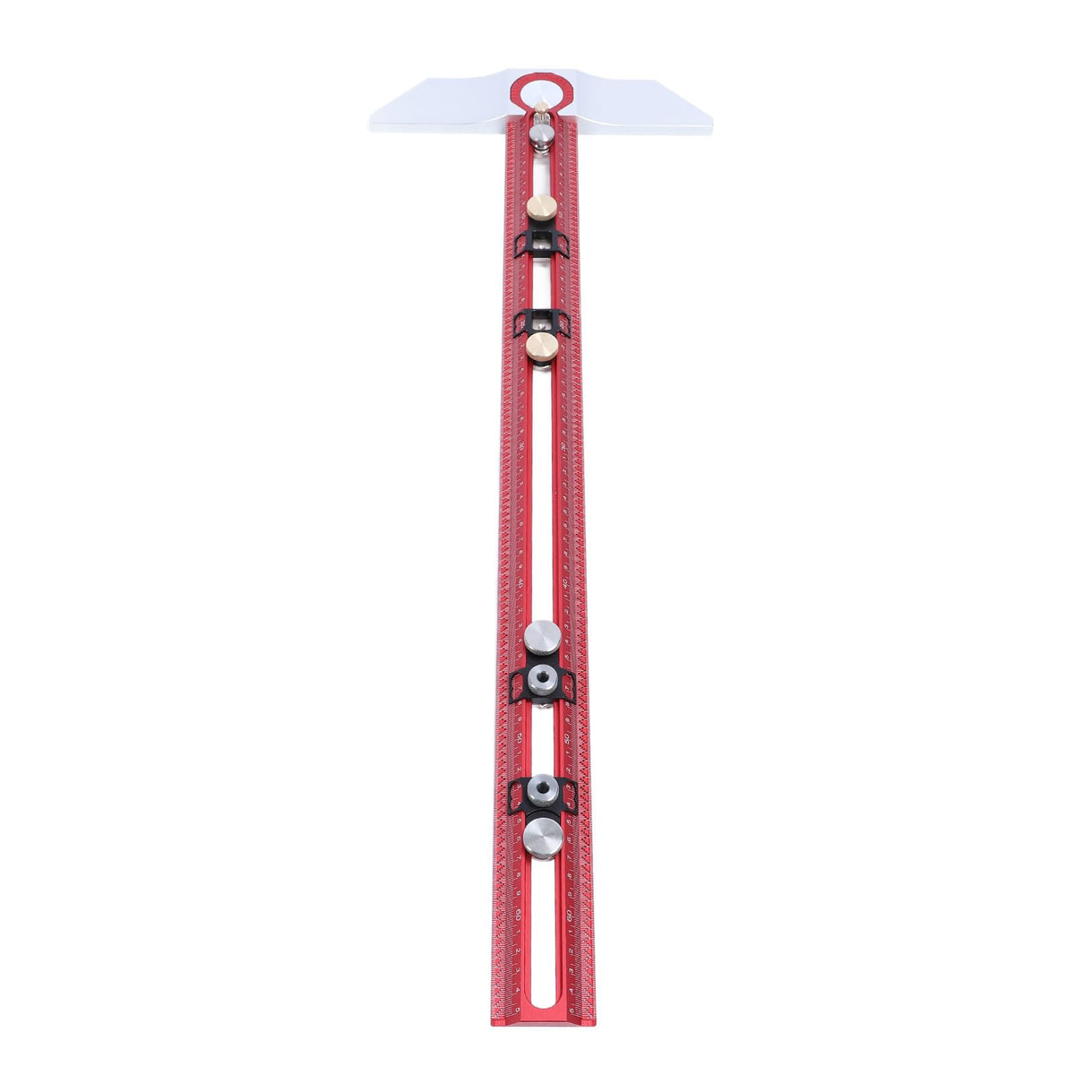 Aluminum T-Ruler with Scriber for Woodworkin