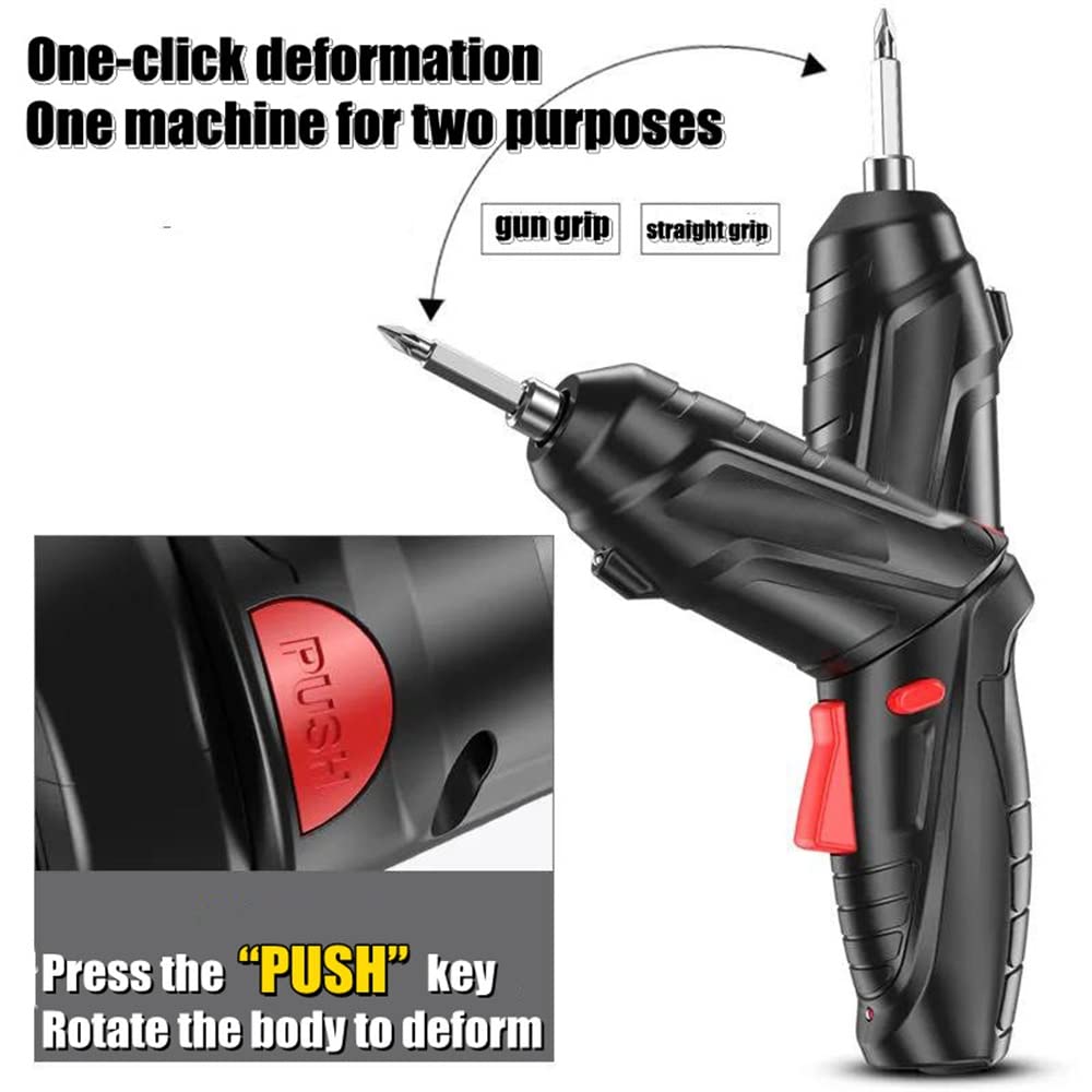 Rechargeable Cordless Electric Screwdriver Drill
