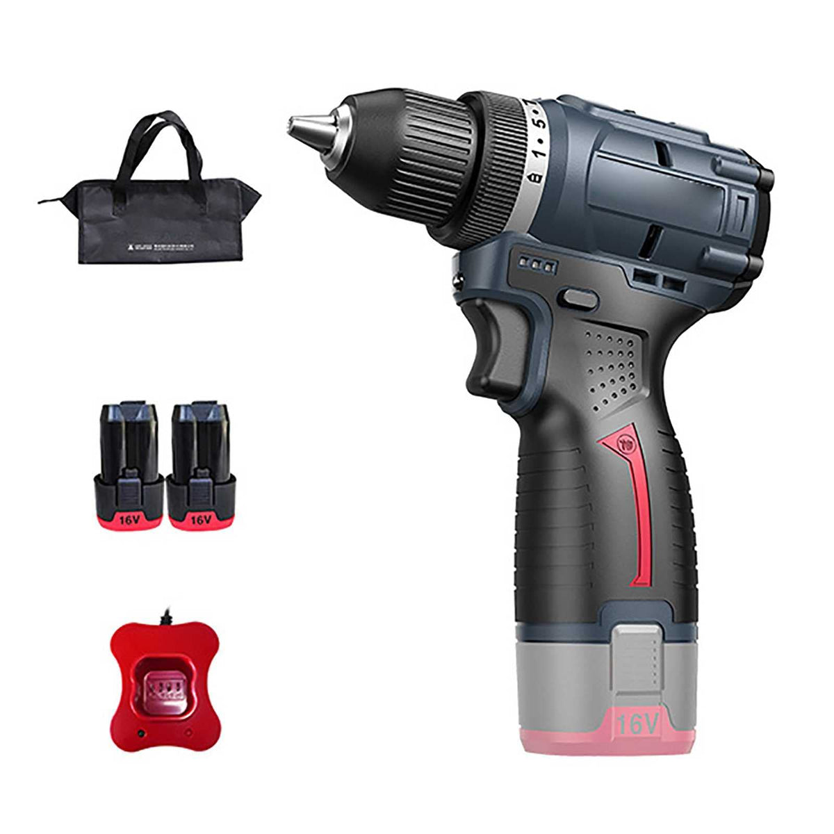 Cordless Electric Drill & Screwdriver Kit