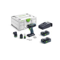 Festool 577608 Cordless Drill T18+3 HPC 18V 4.0 Ah I-Set