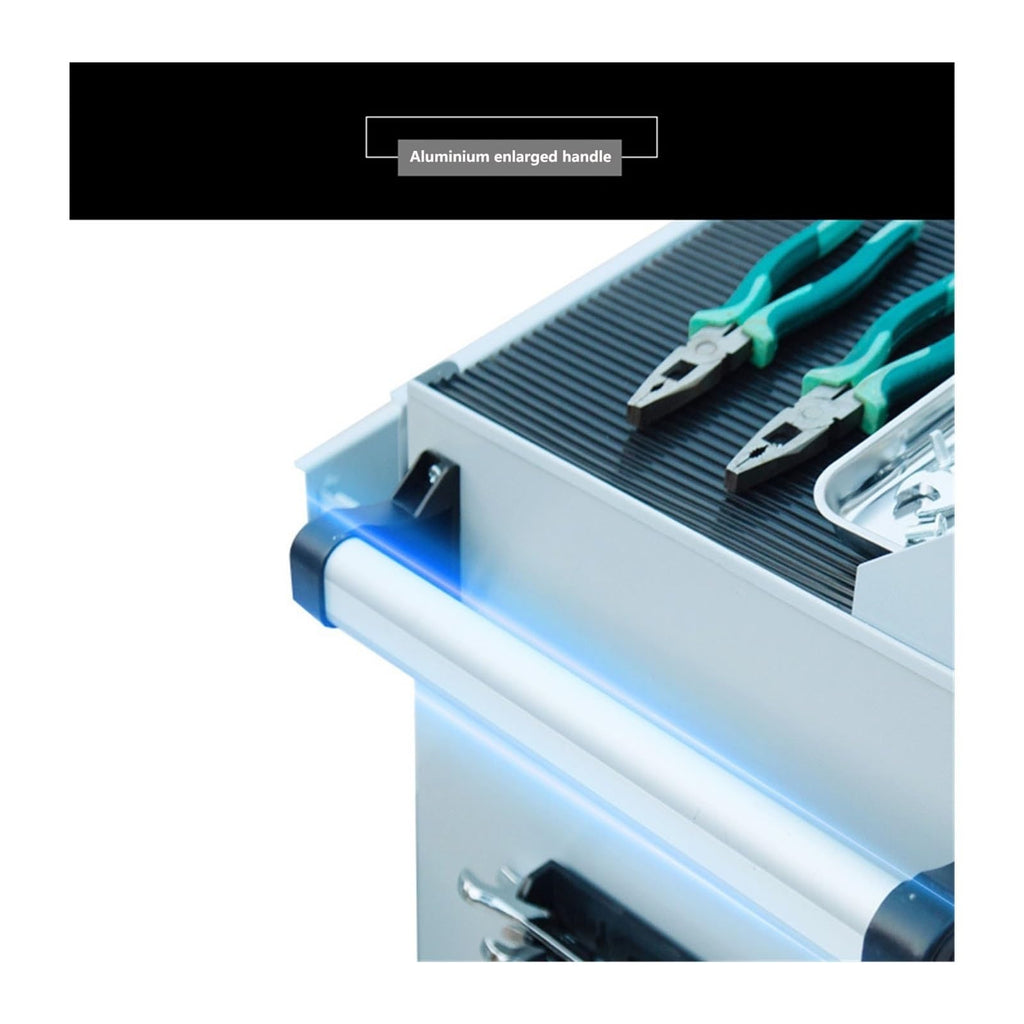 High-Capacity Rolling Steel Tool Chest with Drawers