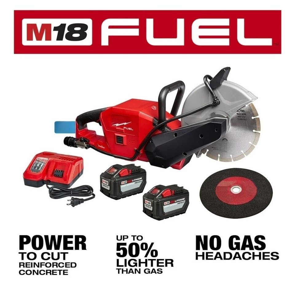 9" Cordless Concrete Cut-Off Saw Kit