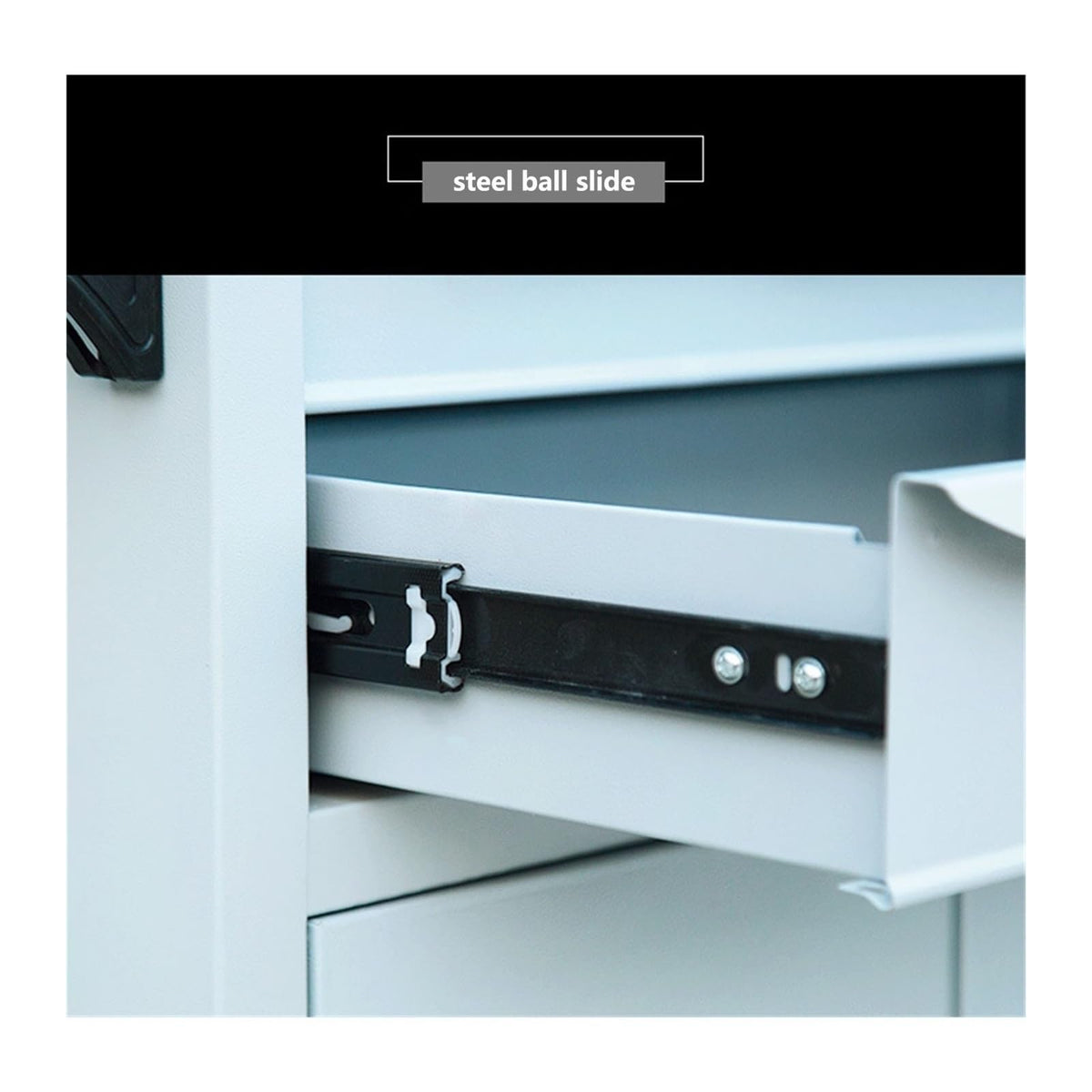 High-Capacity Rolling Steel Tool Chest with Drawers