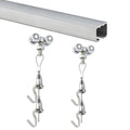 70" Adjustable Gallery Picture Hanging Rail Kit