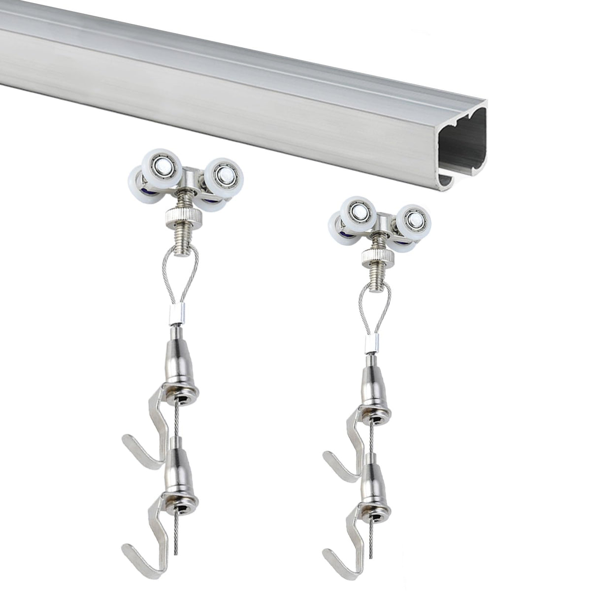 70" Adjustable Gallery Picture Hanging Rail Kit