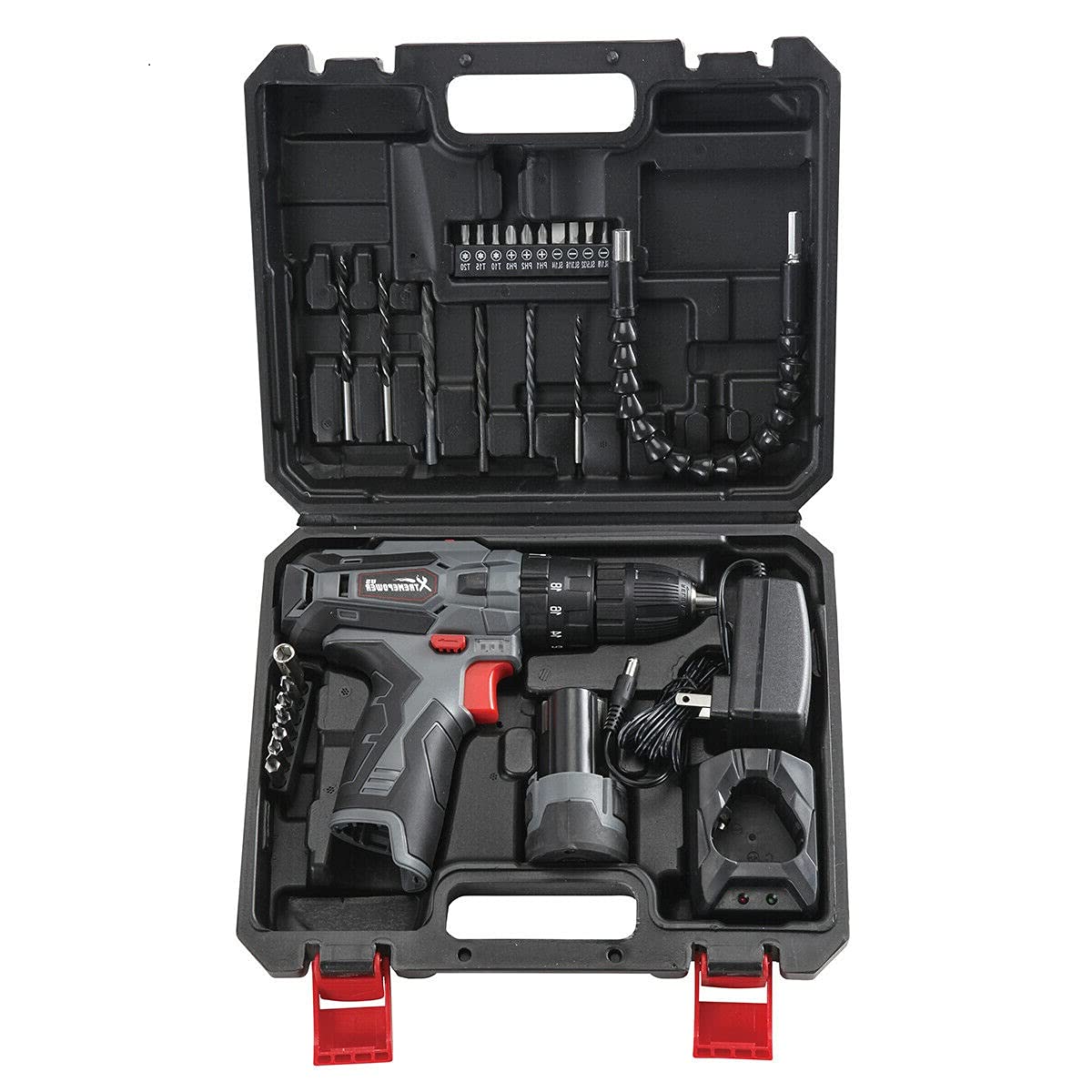 12V Cordless Drill & Electric Screwdriver with Case