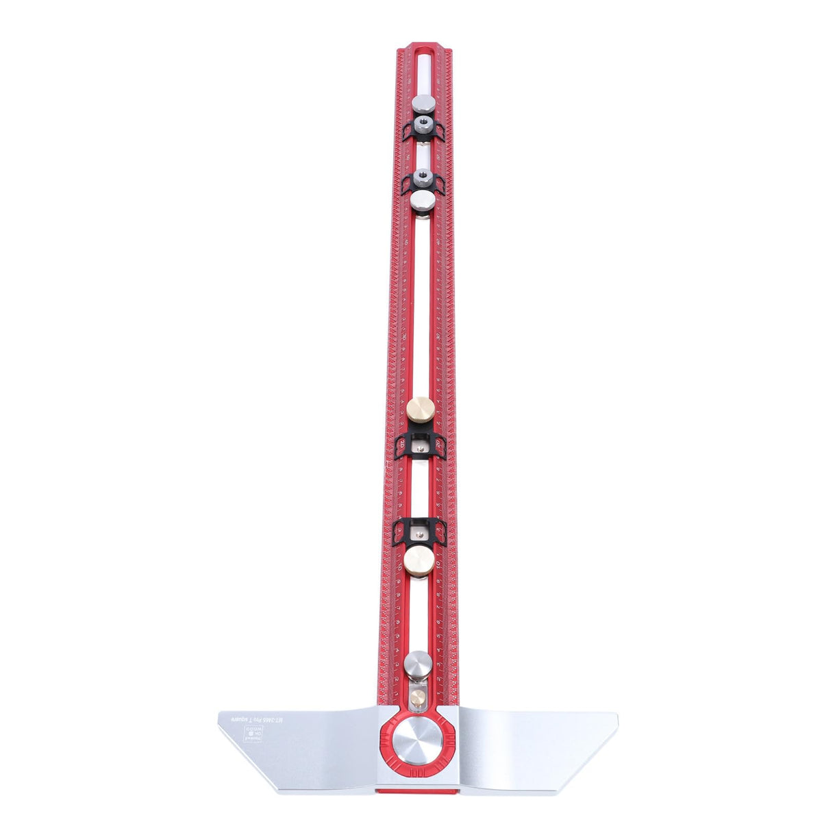 Aluminum T-Ruler with Scriber for Woodworkin