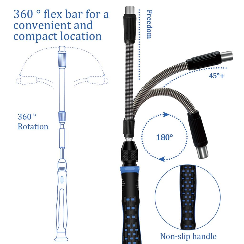 170-Piece Multifunctional Screwdriver & Repair Tool Set