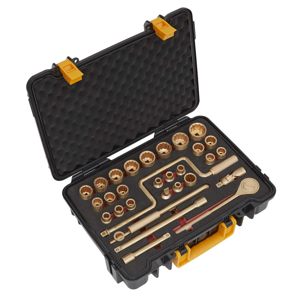 Sealey Premier Socket Set 31pc 1/2"Sq Drive - Non-Sparking - NS039