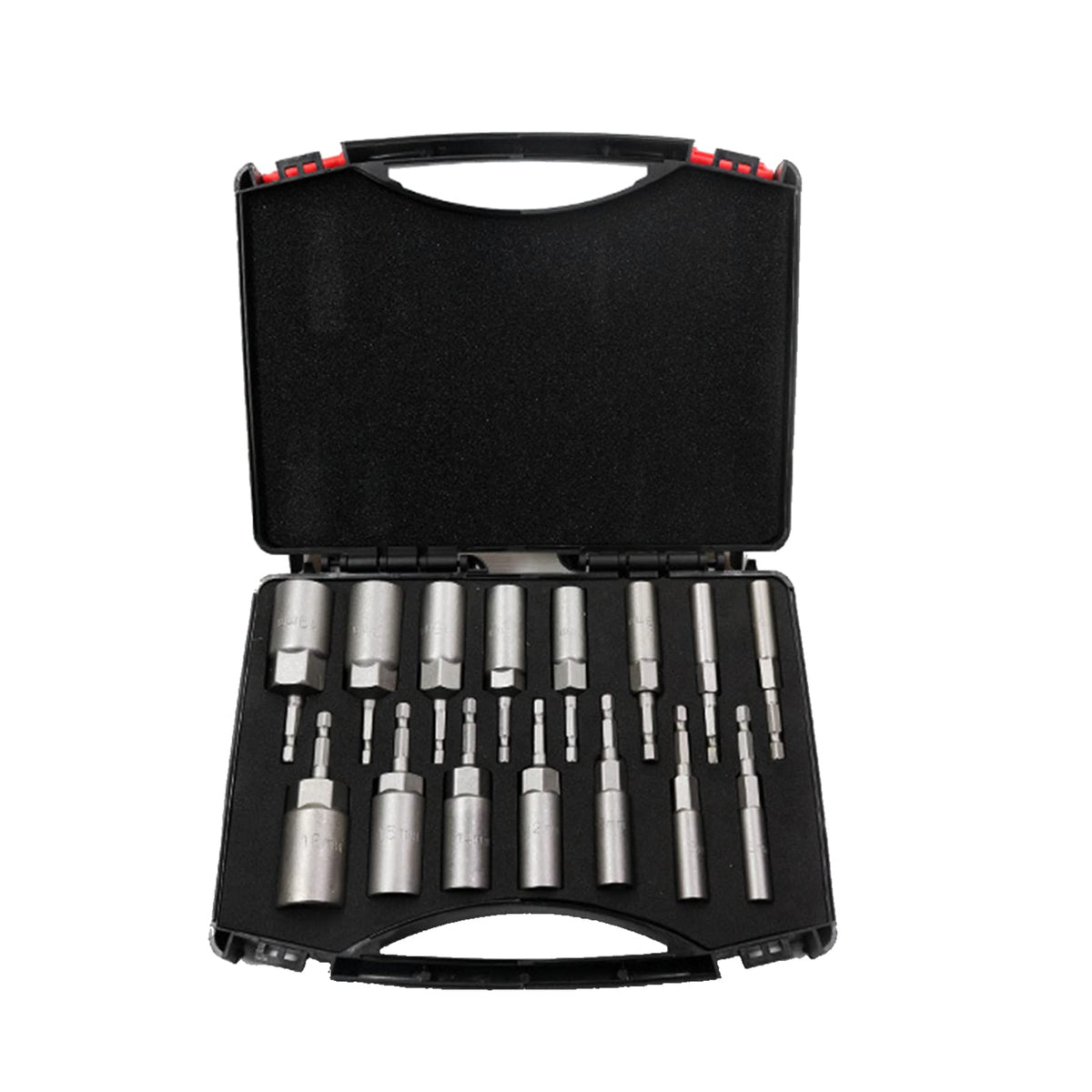 15-Piece 5.5–19mm Hex Nut Driver Bit Set