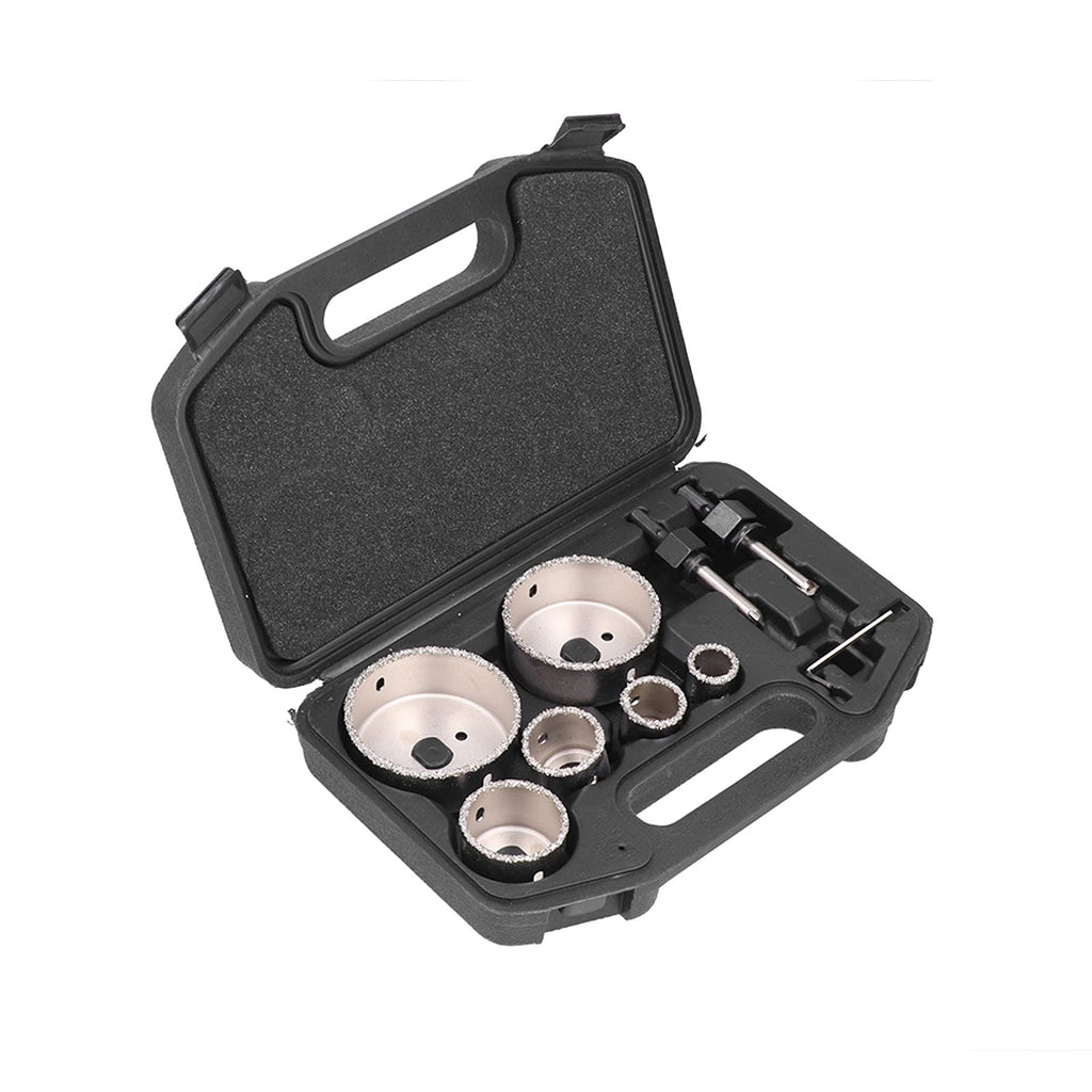 9-Piece Carbide Tile & Glass Hole Saw Set