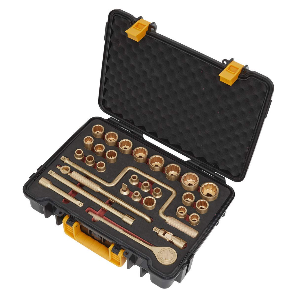 Sealey Premier Socket Set 31pc 1/2"Sq Drive - Non-Sparking - NS039