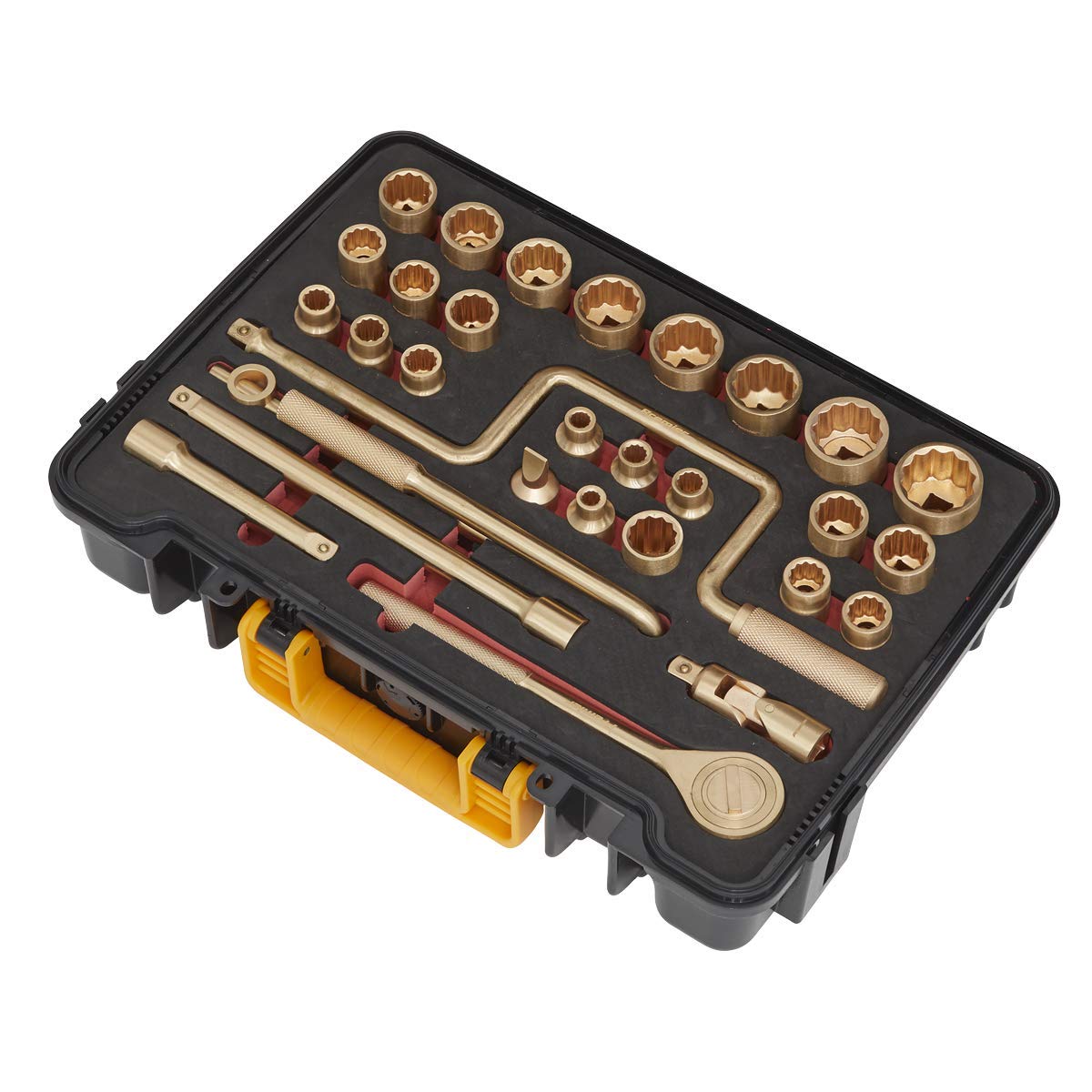 Sealey Premier Socket Set 31pc 1/2"Sq Drive - Non-Sparking - NS039