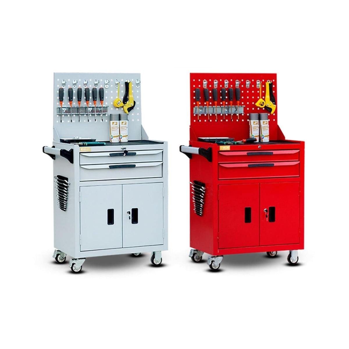 High-Capacity Rolling Steel Tool Chest with Drawers