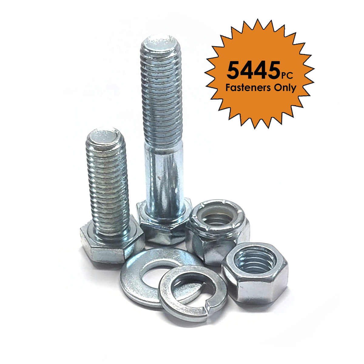 5,445-Piece Grade 5 Coarse Thread Fastener Assortment