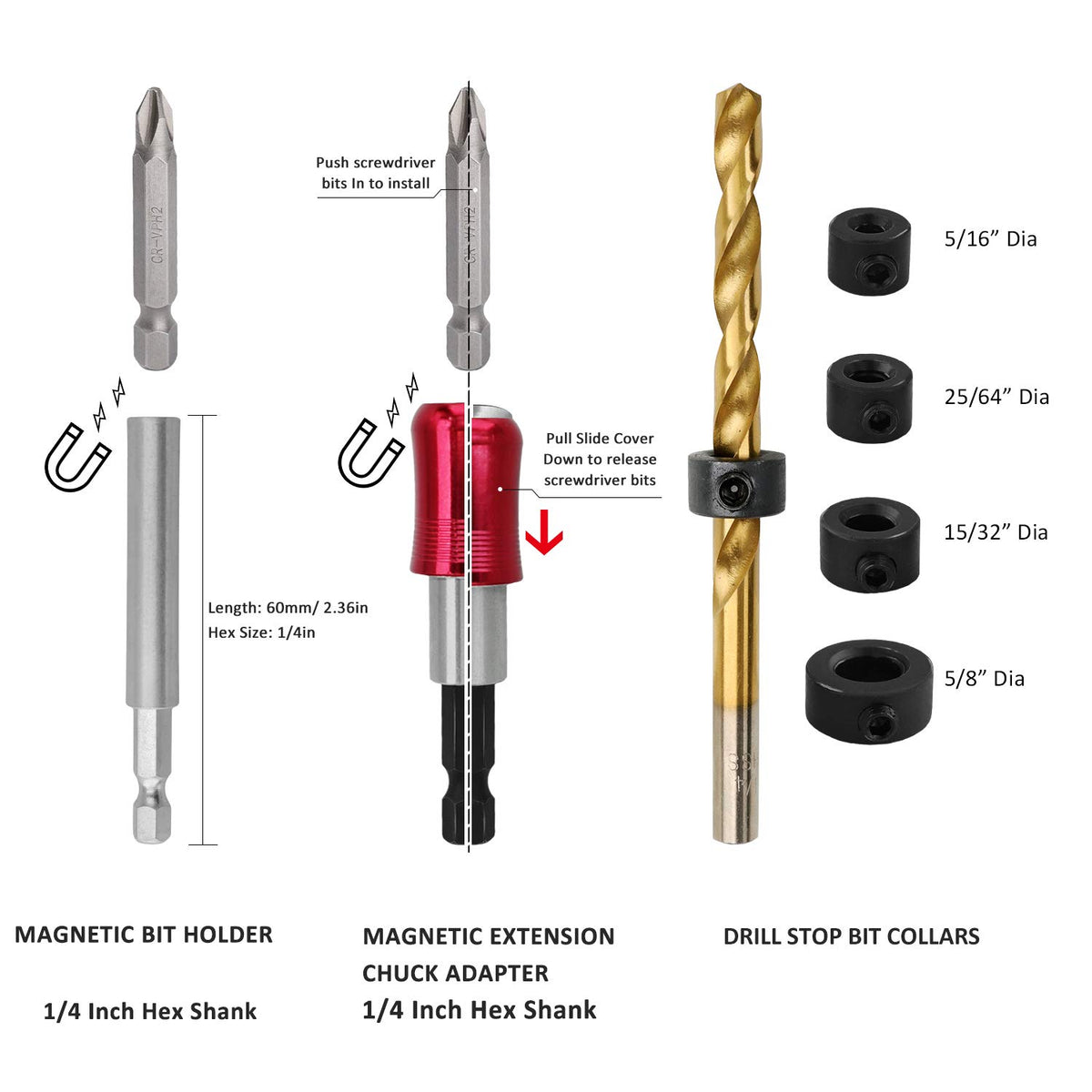KingTool Drilling and Driving Accessory Kit