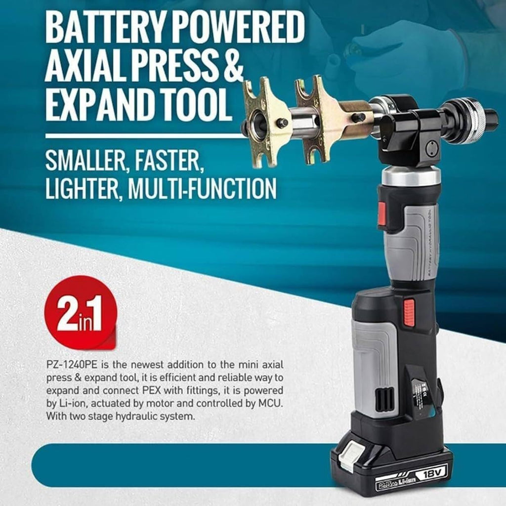 Rechargeable PEX Pipe Expansion Tool Kit