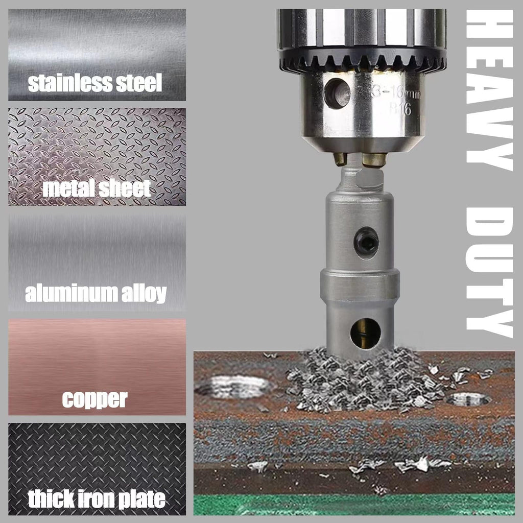 Vearter Carbide Hole Saw Kit for Metal, Heavy Duty Holesaw