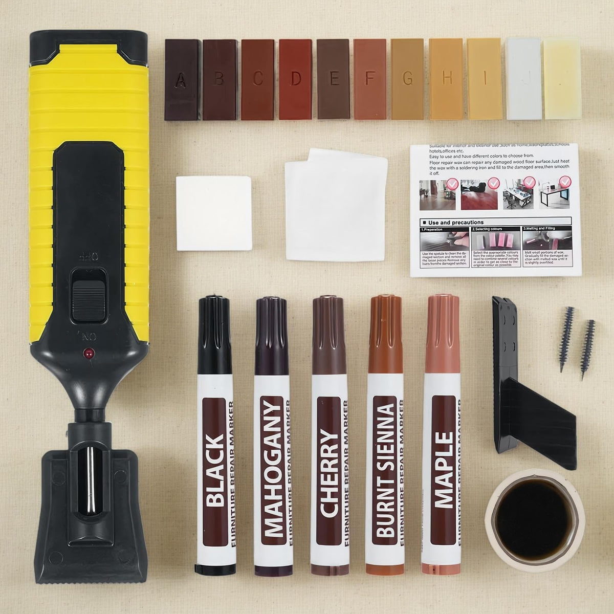 Laminate Floor Repair Kit | 11 Colors Laminate Floor Scratch Repairs