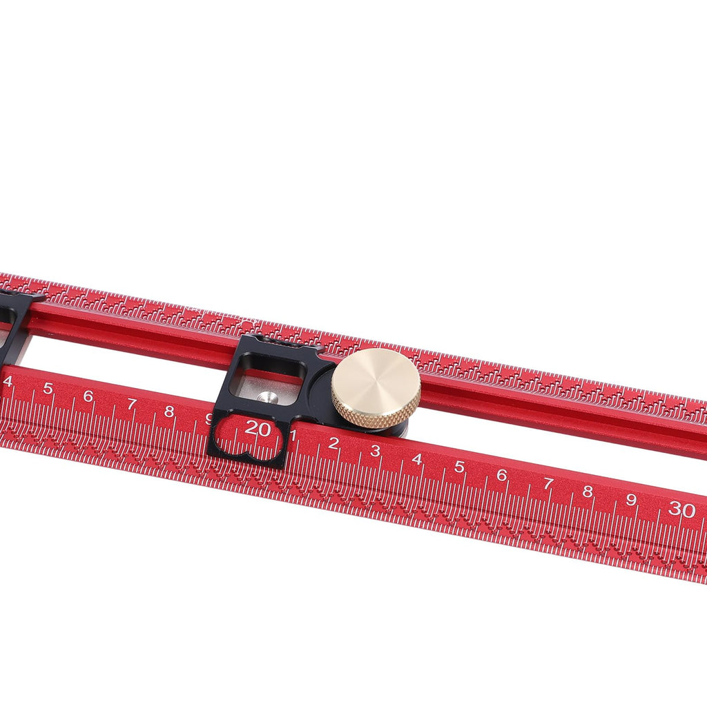 Aluminum T-Ruler with Scriber for Woodworkin