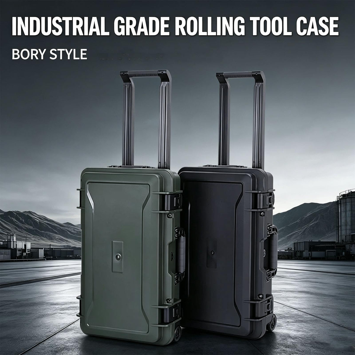 RFBXZPTADNU Multifunctional Aluminum Alloy Pull-Rod Toolbox, Repair Box