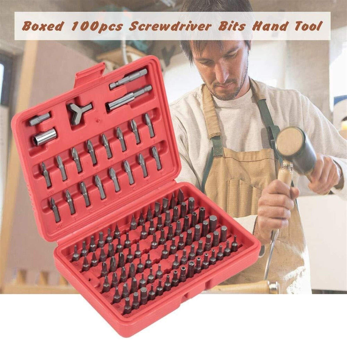 100-Piece Security Screwdriver Bit Set
