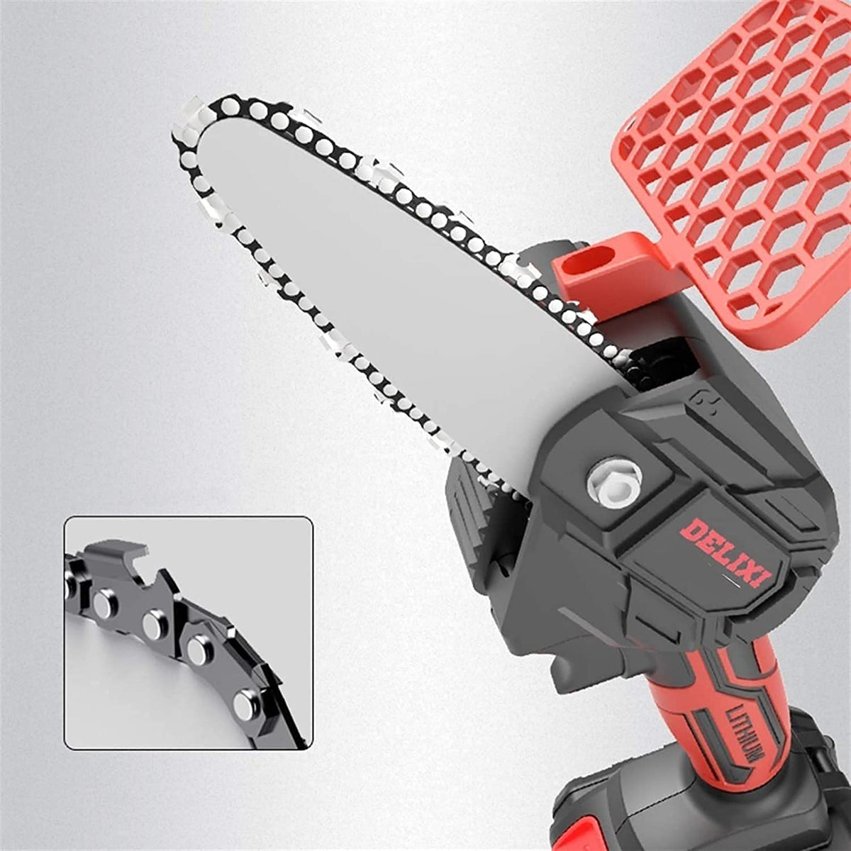 4" 21V Cordless Mini Chainsaw with Battery