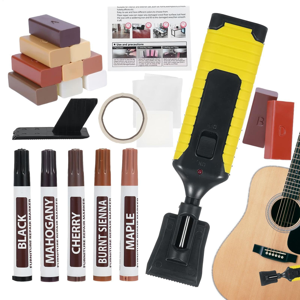 Laminate Floor Repair Kit | 11 Colors Laminate Floor Scratch Repairs