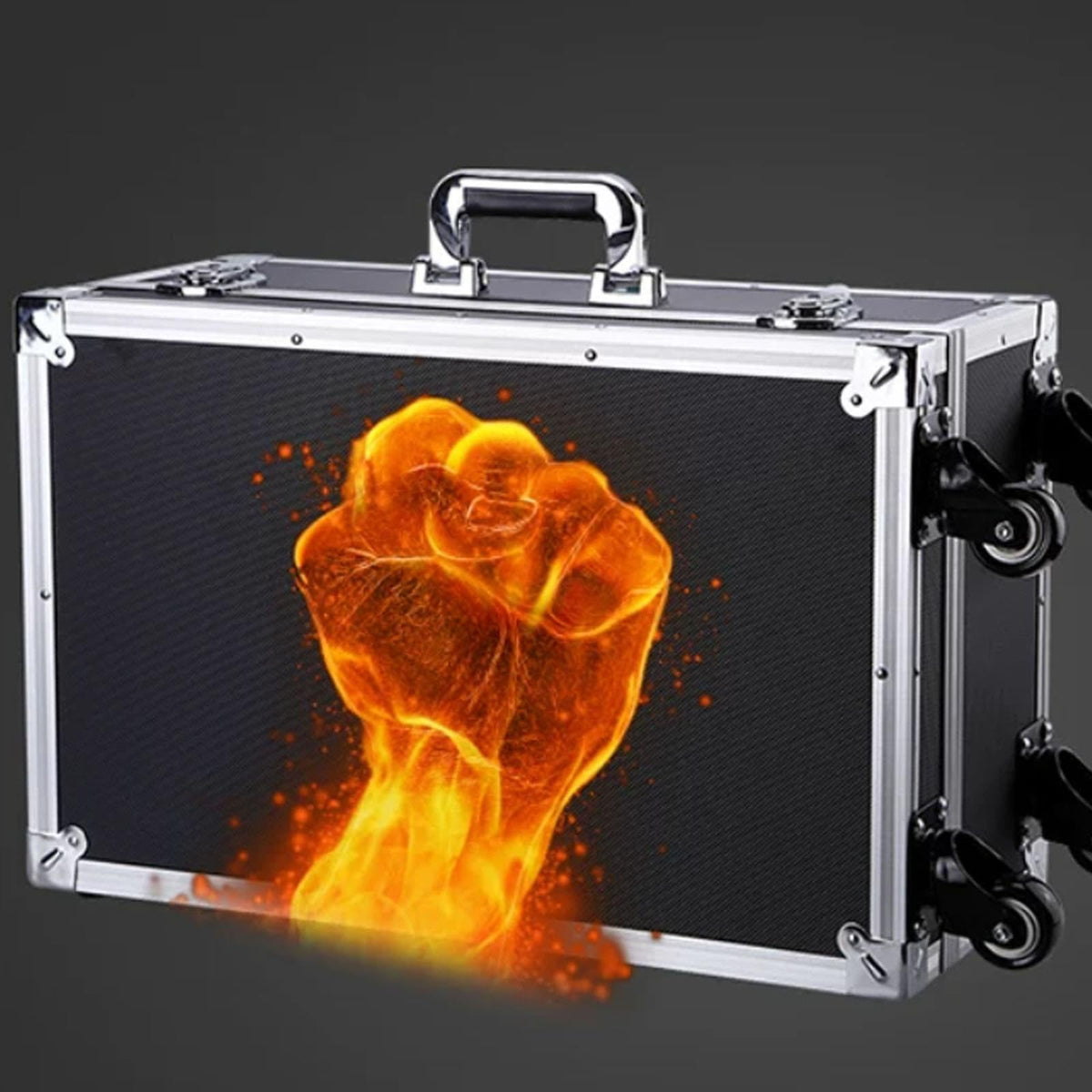 RFBXZPTADNU Multifunctional Aluminum Alloy Pull-Rod Toolbox, Repair Box