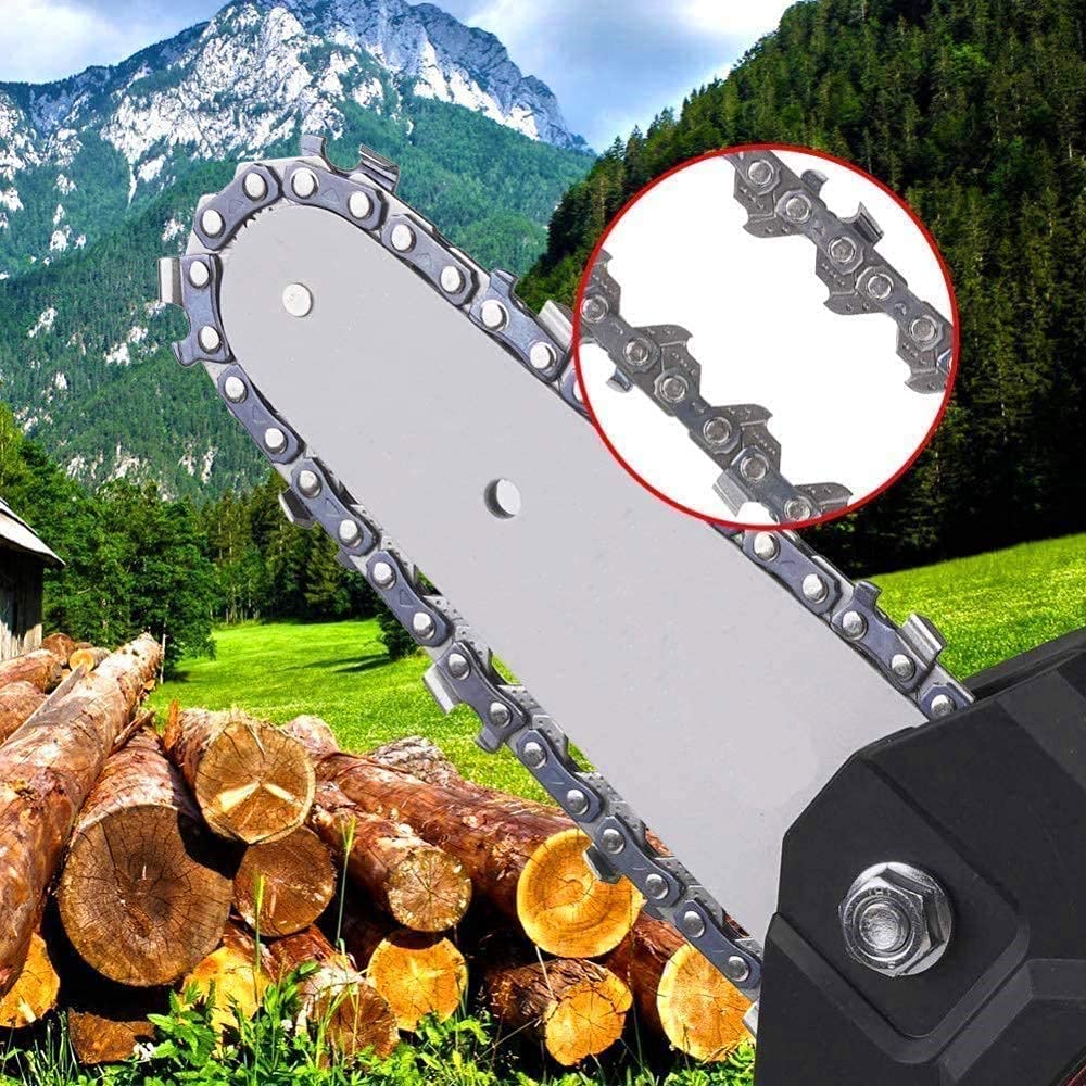 4" Brushless Cordless Mini Chainsaw with 2 Batteries