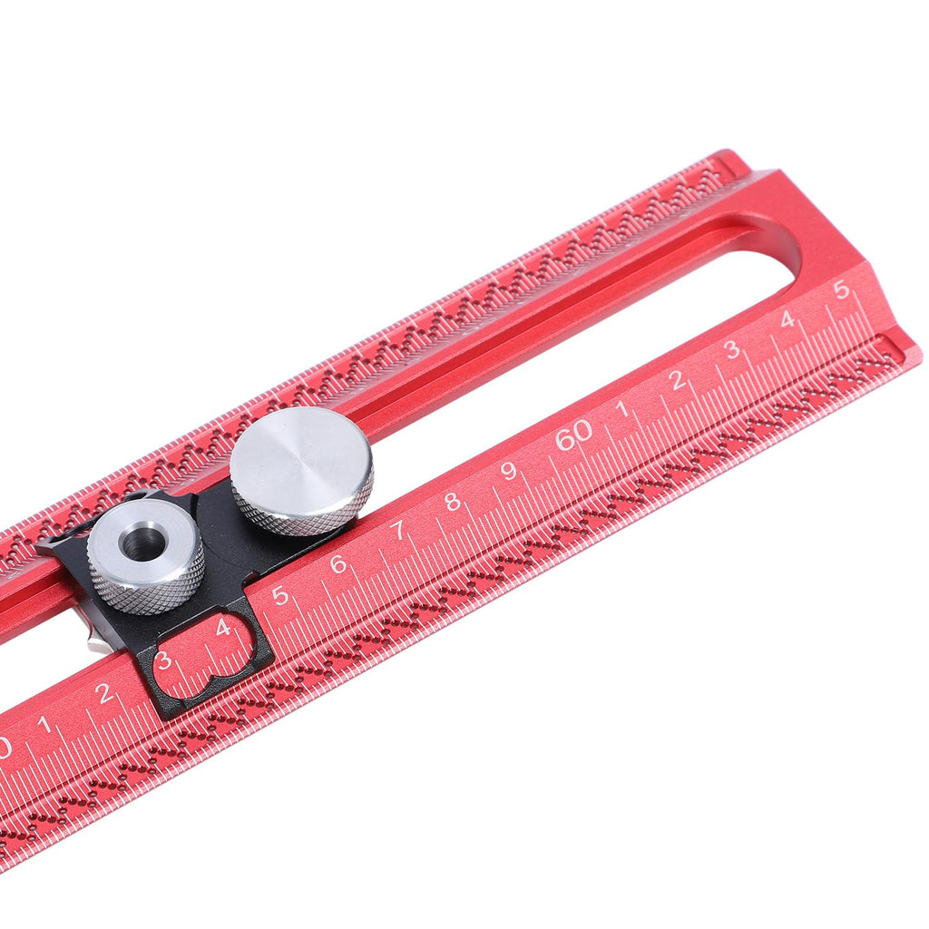 Aluminum T-Ruler with Scriber for Woodworkin