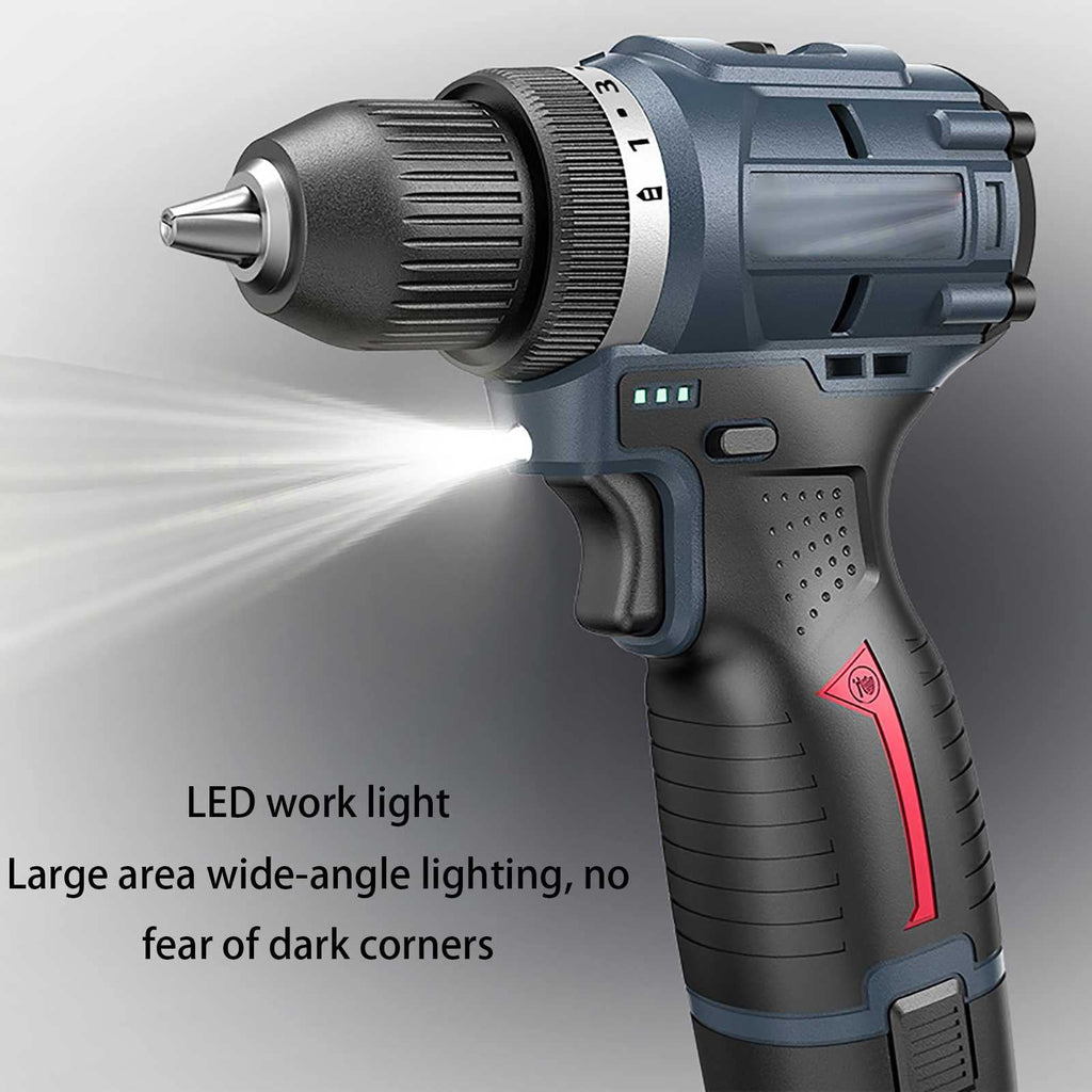 Cordless Electric Drill & Screwdriver Kit